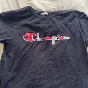 Black champion shirt